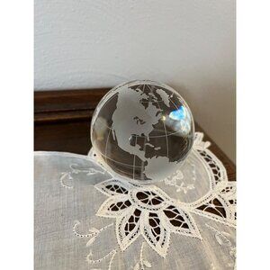 Oleg Cassini Paperweight Globe with Box